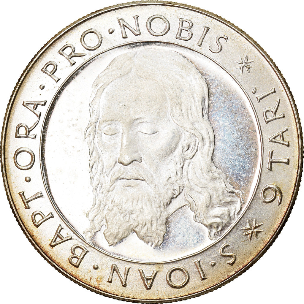 Coin, MALTA, ORDER OF, Angelo de Mojana di Cologna, 9 Tari, 1970, MS(63)