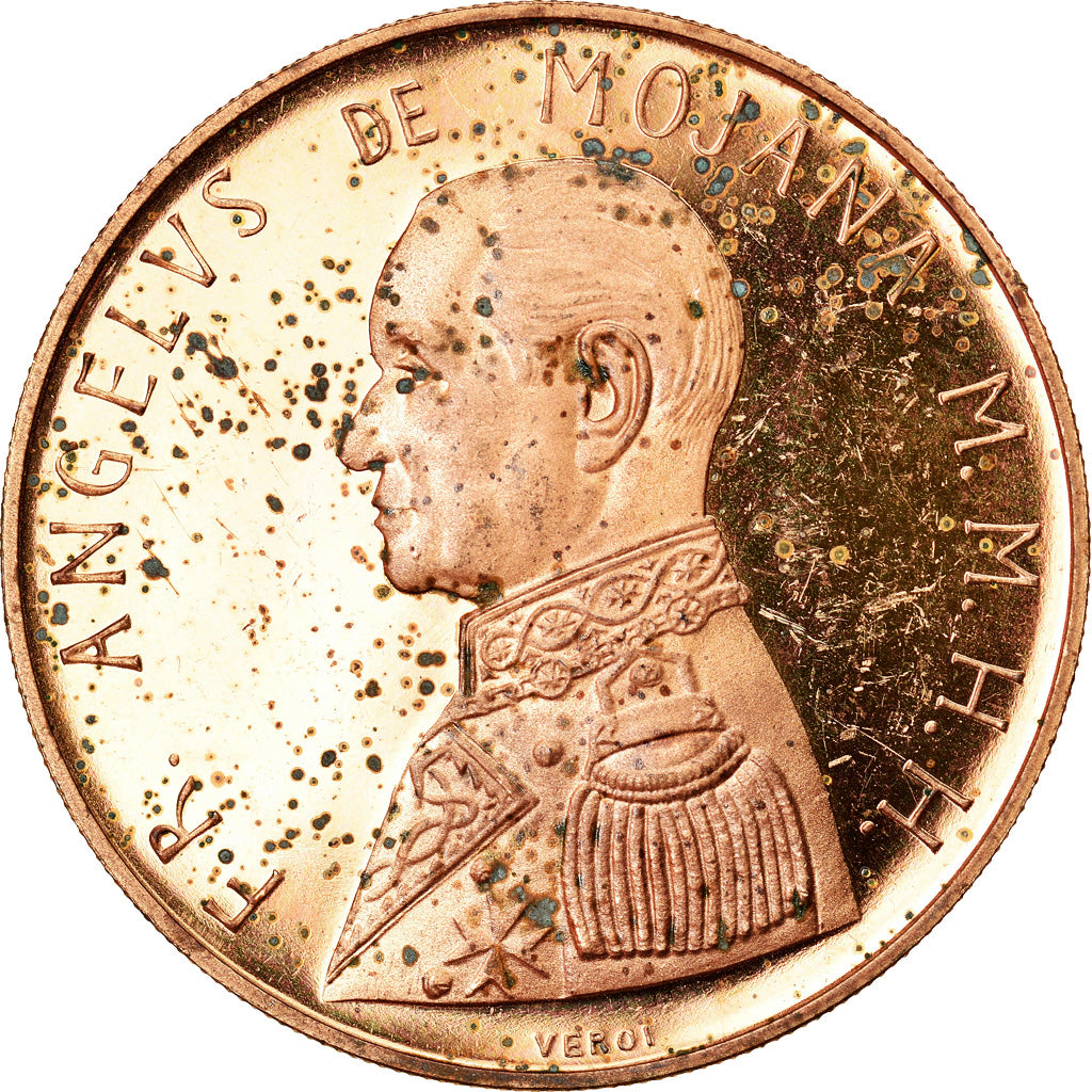 Coin, MALTA, ORDER OF, Angelo de Mojana di Cologna, 10 Grani, 1981, MS(63)