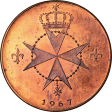 Moneda, MALTA, ORDEN DE, Angelo de Mojana di Cologna, 10 Grani, 1967, SC
