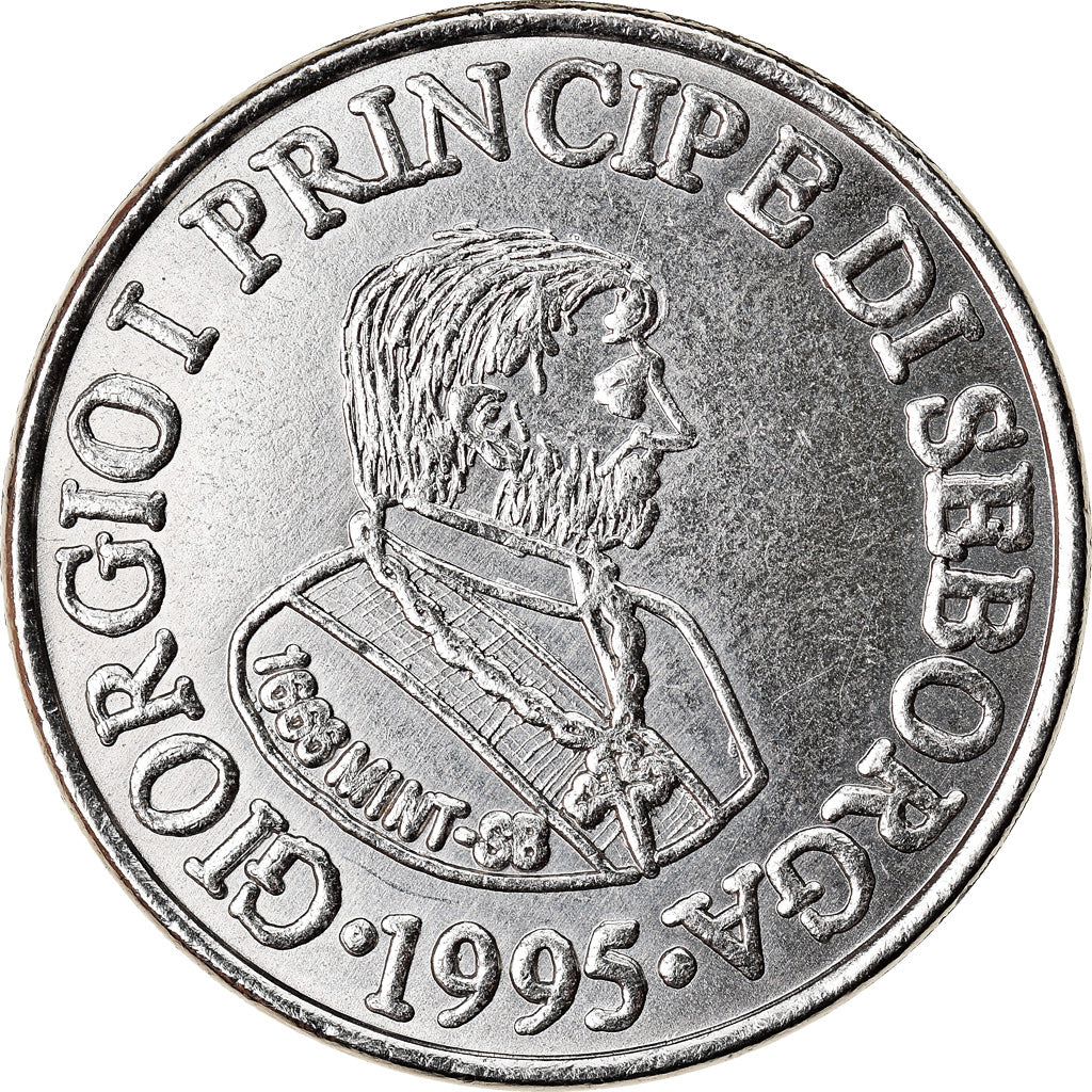 Münze, SEBORGA, Prince Giorgio I, 5 Centesimi, 1995, Seborga, VZ+