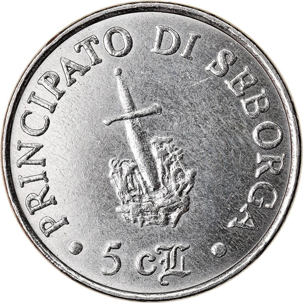 Münze, SEBORGA, Prince Giorgio I, 5 Centesimi, 1995, Seborga, VZ+