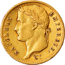 Moneda, Francia, Napoléon I, 20 Francs, 1813, Utrecht, MBC, Oro, KM:695.11
