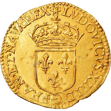 Coin, France, Louis XIII, Écu d'or, Ecu d'or, 1640, Lyon, AU(50-53), Gold