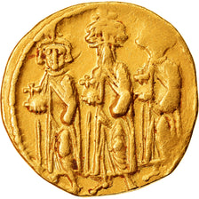 Moeda, Heraclius, Solidus, Constantinople, EF(40-45), Dourado, Sear:764