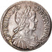 Moneda, Francia, 1/2 Ecu, 1651, Troyes, MBC+, Plata, Gadoury:169