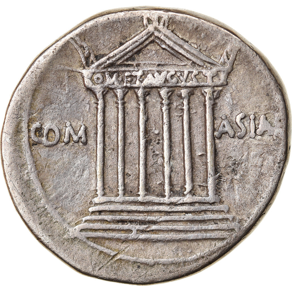 Münze, Augustus, Cistophorus, Pergamon, SS+, Silber, RIC:506