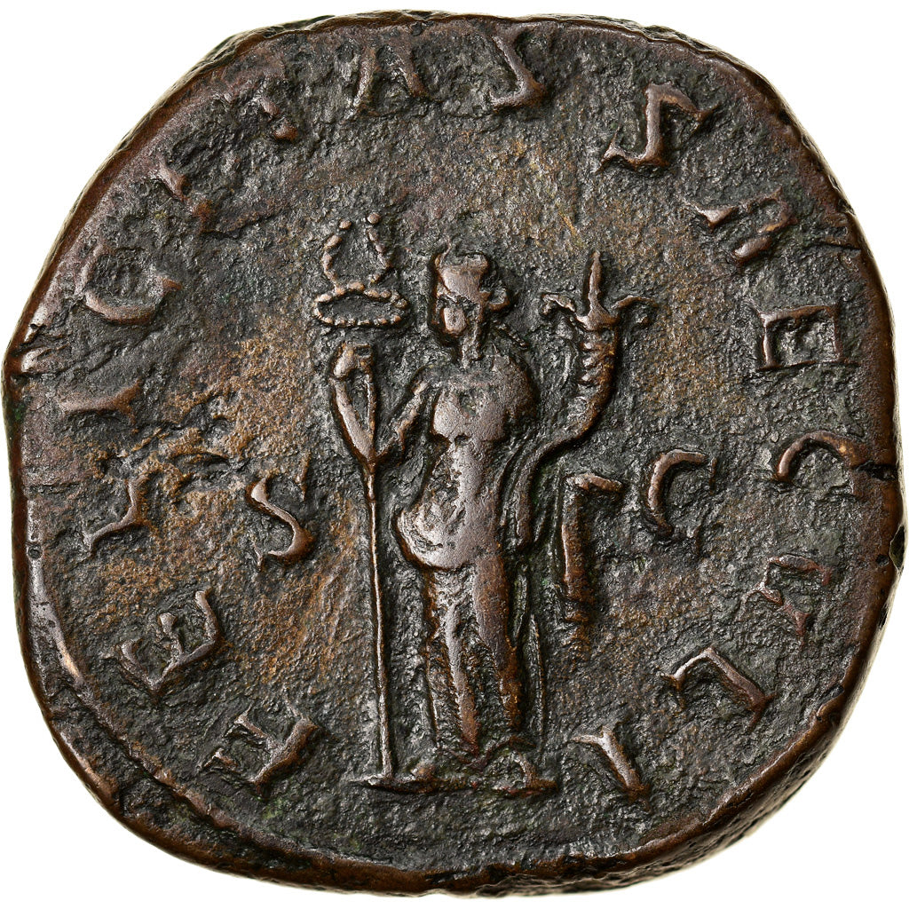 Münze, Trajan Decius, Double Sestertius, Roma, VZ, Bronze, Cohen:39