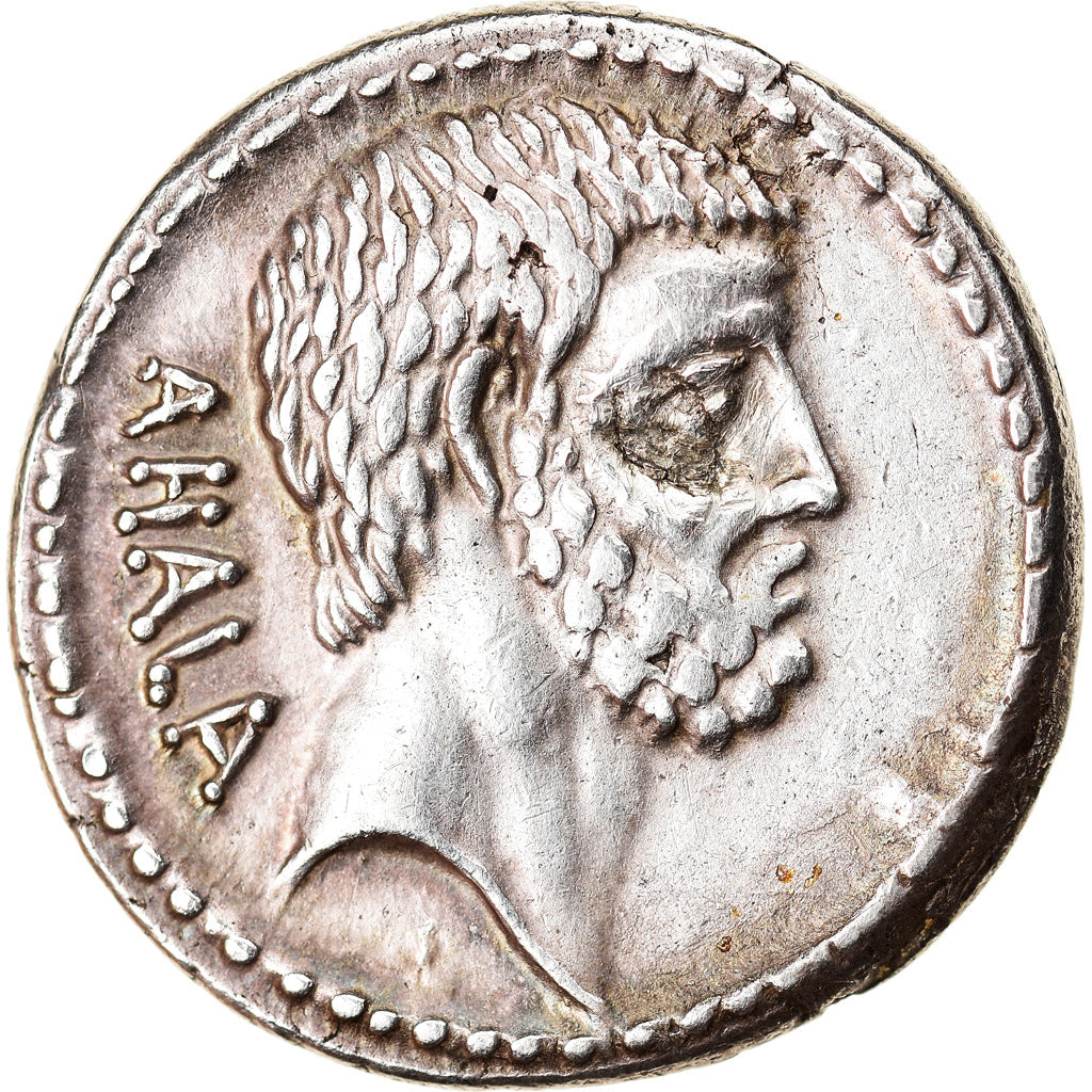Moneta, Junia, Denarius, 54 BC, Rome, SPL-, Argento, Crawford:433/2