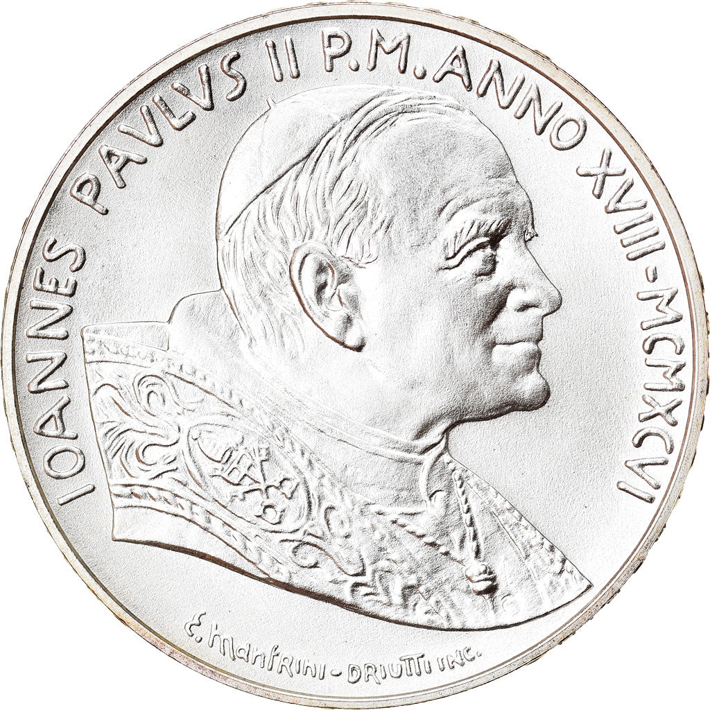 Monnaie, Cité du Vatican, John Paul II, 500 Lire, 1996, FDC, Argent, KM:269