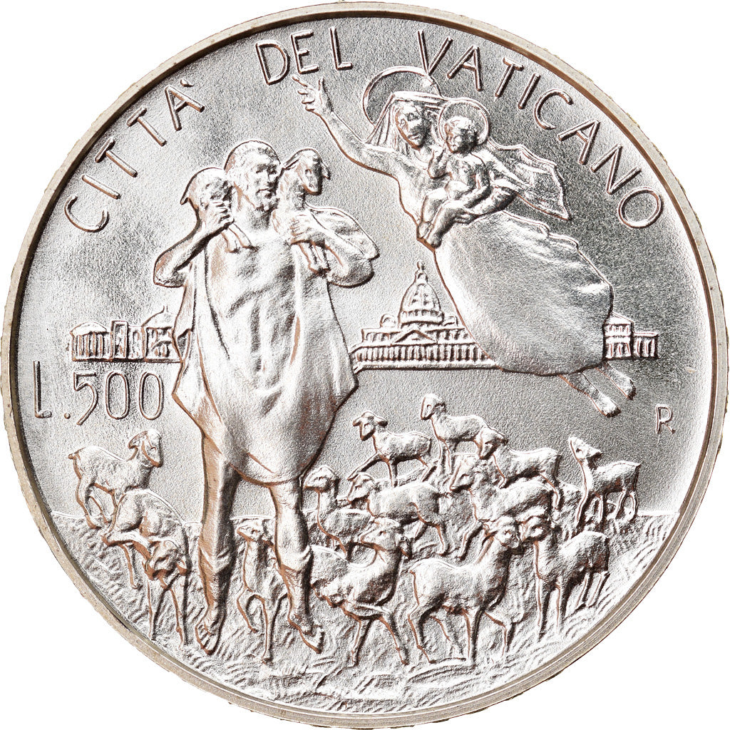 Monnaie, Cité du Vatican, John Paul II, 500 Lire, 1996, FDC, Argent, KM:269