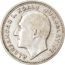 YUGOSLAVIA, 10 Dinara, 1931, London, KM #10, EF(40-45), Silver, 25, 6.95