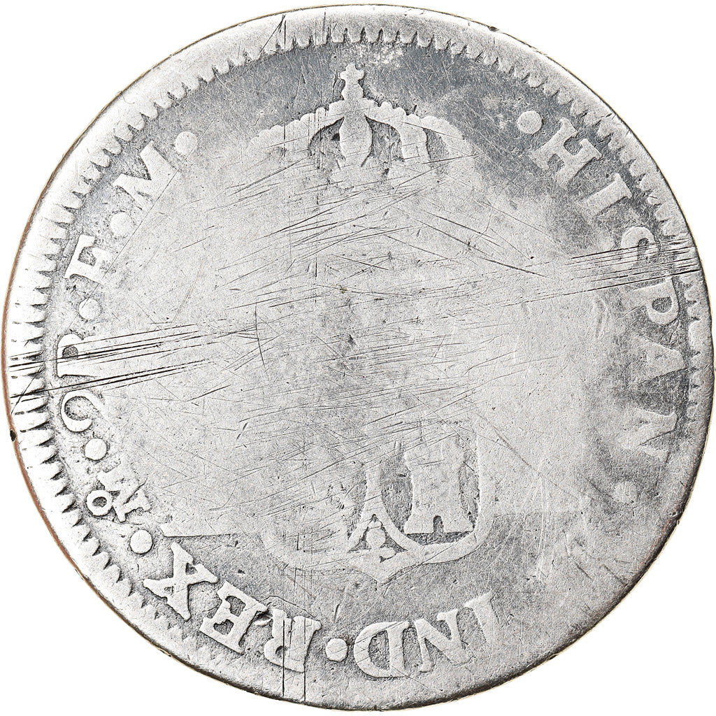 Coin, Mexico, Charles III, 1/2 Réal, 1782, Mexico City, VF(20-25), Silver