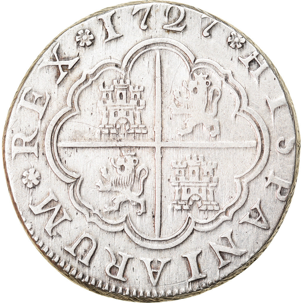 Monnaie, Espagne, Philip V, 2 Reales, 1727, Segovia, TTB, Argent, KM:297