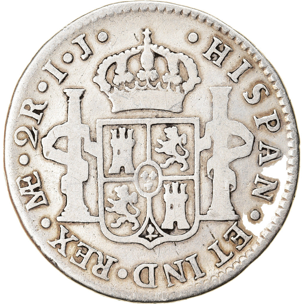 Monnaie, Espagne, Charles IV, 2 Reales, 1802, Madrid, TB, Argent, KM:430.1