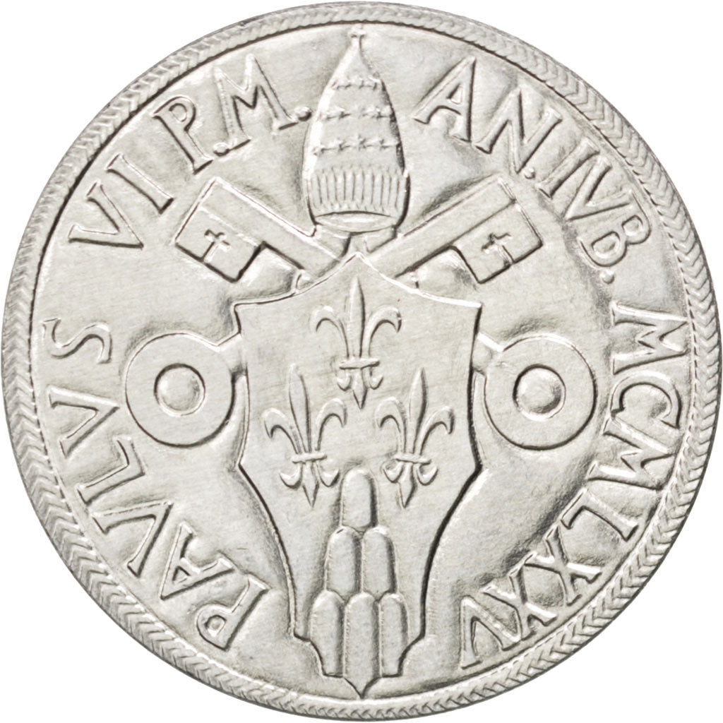Vatican, Paul VI, 10 Lire 1975, KM 127