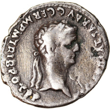 Moeda, Claudius and Agrippina, Denarius, 50-51, Rome, VF(30-35), Prata, RIC:81