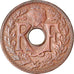 Moneta, FRANCUSKIE INDOCHINY, 1/2 Cent, 1939, Paris, AU(55-58), Bronze, KM:20