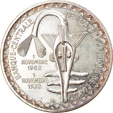 Coin, West African States, 500 Francs, 1972, MS(60-62), Silver, KM:7