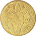 VATICAN CITY, 20 Lire, 1975, KM #128, MS(63), Aluminum-Bronze, 21.25, 3.62