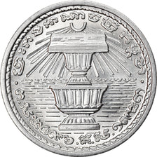 Coin, Cambodia, 20 Sen, 1959, MS(64), Aluminum, KM:55