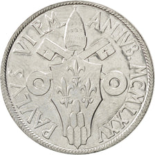 VATICAN CITY, 50 Lire, 1975, KM #129, MS(63), Stainless Steel, 24.8, 6.17