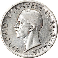 Coin, Italy, Vittorio Emanuele III, 5 Lire, 1927, Rome, VF(30-35), Silver