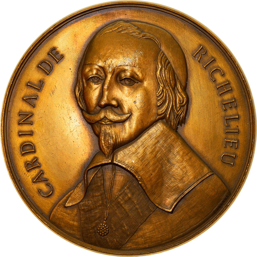France, Medal, Cardinal de Richelieu, Le Louvre, History, 1973, MS(60-62)