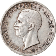 Munten, Italië, Vittorio Emanuele III, 5 Lire, 1927, Rome, FR+, Zilver, KM:67.2