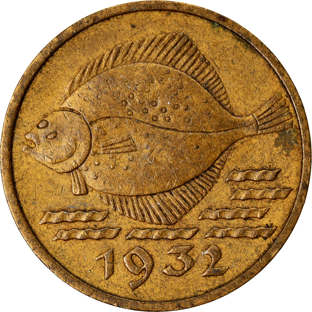 Moneta, DANZICA, 5 Pfennig, 1932, BB+, Alluminio-bronzo, KM:151