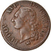 Monnaie, France, Louis XVI, Sol à l'Ecu, 1791, Rouen, TTB, Cuivre, Gadoury:350