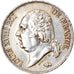 Moneta, Francia, Louis XVIII, 5 Francs, 1824, Toulouse, BB+, Argento, KM:711.9