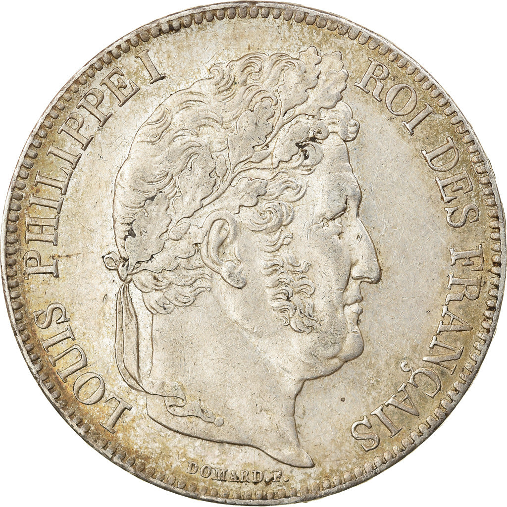 Moneda, Francia, Louis-Philippe, 5 Francs, 1840, Strasbourg, EBC, Plata