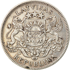 Moneta, Lettonia, Lats, 1924, BB, Argento, KM:7