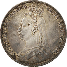 Coin, Great Britain, Victoria, Shilling, 1889, EF(40-45), Silver, KM:774