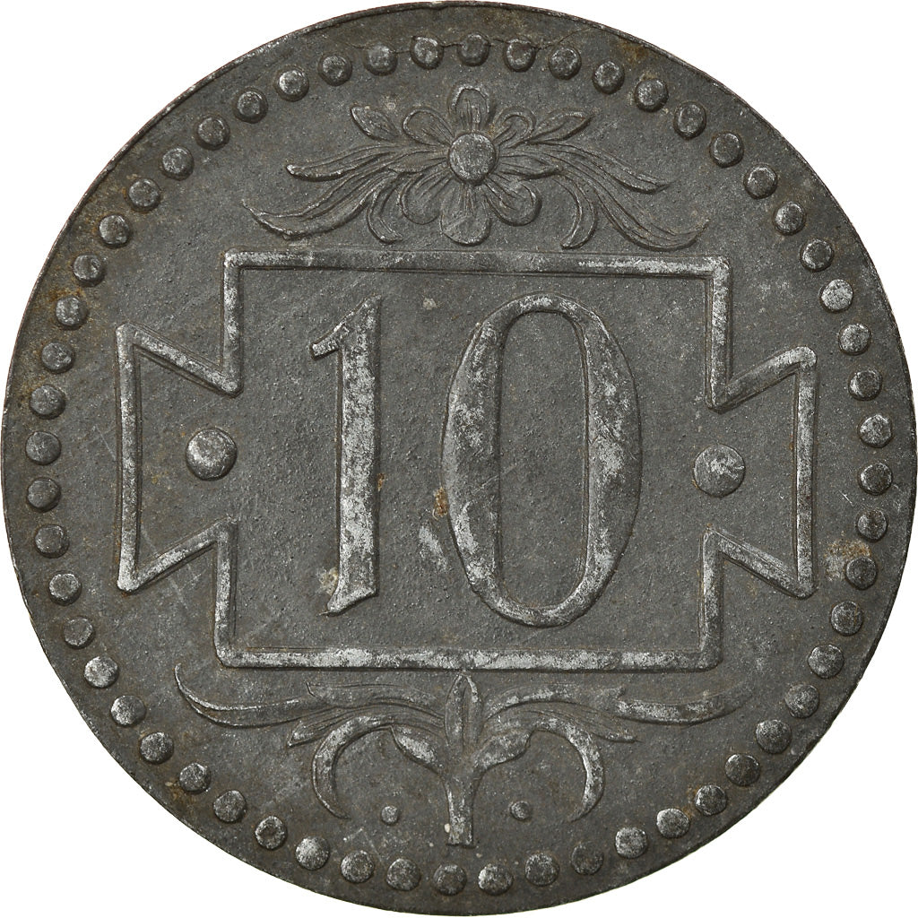 Münze, DANZIG, 10 Pfennig, 1920, SS, Zinc, KM:Tn1