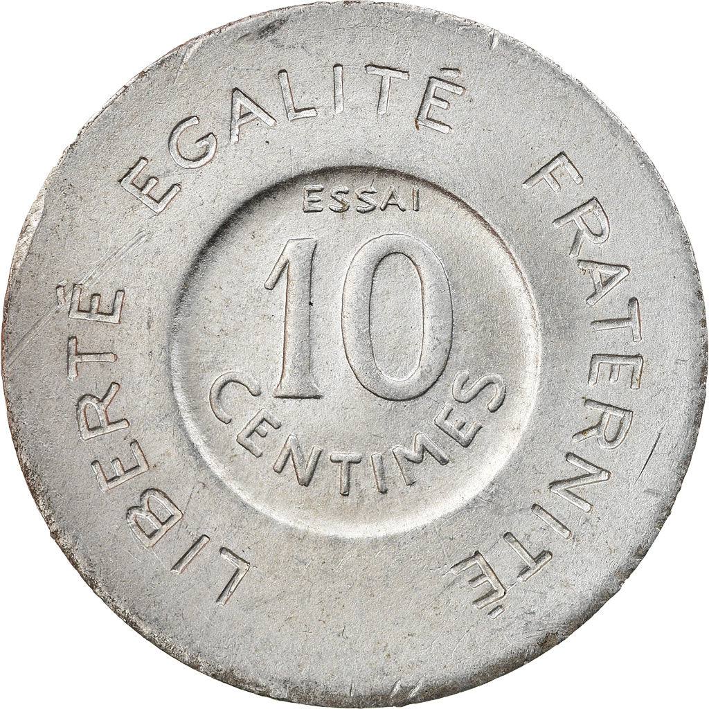 Moneta, Francja, François Rude, 10 Centimes, 1909, PRÓBA, EF(40-45)