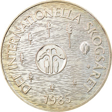 Coin, Sweden, Carl XVI Gustaf, 100 Kronor, 1985, MS(65-70), Silver, KM:866