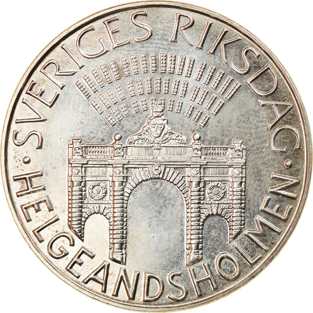Coin, Sweden, Carl XVI Gustaf, 100 Kronor, 1983, MS(63), Silver, KM:861