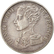 Munten, Frankrijk, Henri V, Franc, 1831, PR, Zilver, KM:28.2, Gadoury:451