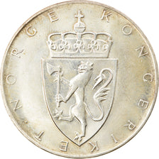 Coin, Norway, Haakon VII, 10 Kroner, 1964, AU(55-58), Silver, KM:413