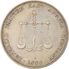 Münze, MOMBASA, Rupee, 1888, Birmingham, SS, Silber, KM:5