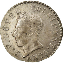 Münze, Haiti, 25 Centimes, 1828, SS, Silber, KM:18.1