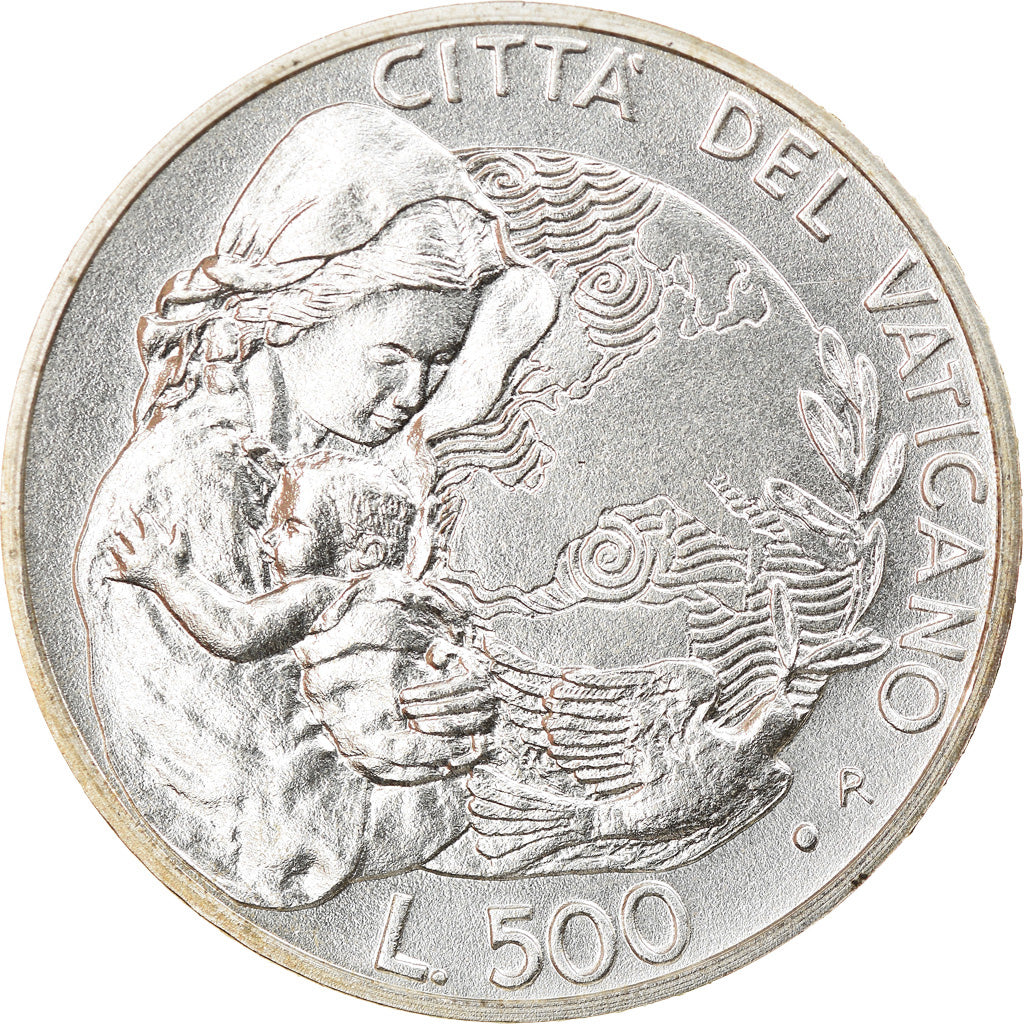 Moneta, PAŃSTWO WATYKAŃSKIE, John Paul II, 500 Lire, 1995, Roma, MS(63)
