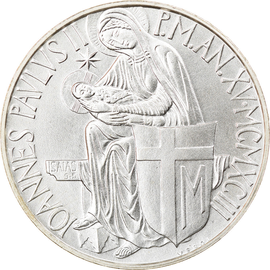 Monnaie, Cité du Vatican, John Paul II, 500 Lire, 1993, Roma, FDC, Argent