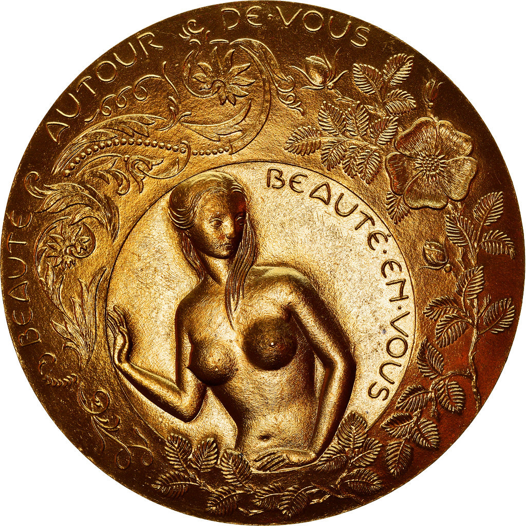 Francia, medalla, Nouvelle Année en Beauté, Arts & Culture, 1977, Emmel, SC