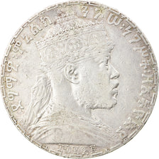 Moneta, Etiopia, Menelik II, Birr, 1892 (1899), Paris, BB, Argento, KM:19