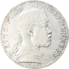 Monnaie, Éthiopie, Menelik II, Birr, 1902, Paris, TTB+, Argent, KM:19