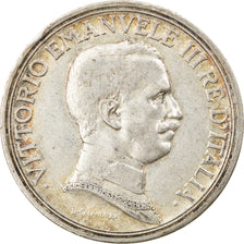 Monnaie, Italie, Vittorio Emanuele III, 2 Lire, 1915, Rome, SUP, Argent, KM:55