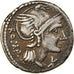 Monnaie, Flaminia, Denier, Rome, TTB+, Argent, Crawford:302/1