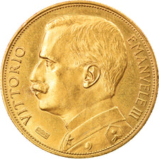 Coin, Italy, Vittorio Emanuele III, 50 Lire, 1912, Rome, MS(60-62), Gold, KM:49